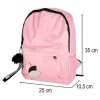 Plecak szkolny mlodziezowy jednokomorowy rozowy 174475