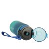 Butelka na wode bidon ze slomka uchwytem sportowy 600ml niebiesko zielony 174085