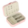 Szkatulka pudelko na bizuterie organizer rozowy 172853