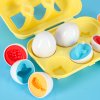Ukladanka edukacyjna sorter dopasuj ksztalty jajka montessori owoce warzywa 6szt 172045