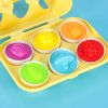 Ukladanka edukacyjna sorter dopasuj ksztalty jajka montessori owoce warzywa 6szt 172047
