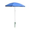 Parasol ogrodowy plazowy regulowany lamany skladany UV 150cm niebieski 171739
