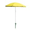 Parasol ogrodowy plazowy regulowany lamany skladany UV 150cm zolty 171741