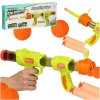 Pistolet na kulki karabin na piankowe naboje solidny dla dzieci gra 2w1 zielony 168779