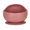 Naczynia silikonowe dla dzieci wiewiorka zestaw 9 elementow ciemny rozowy 155386