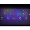 Lampki LED kurtyna renifer 2 5m 138LED multikolor 135809