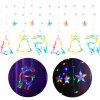 Lampki LED kurtyna renifer choinka dzwonek mix 2 5m 138LED multikolor 8 trybow swiecenia IP44 162690