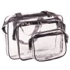 Kosmetyczka przezroczysta transparentna podrozna organizer do samolotu 3 sztuki 166097