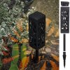 Lampy lampiony solarne stojace dekoracyjne 4 sztuki 132841