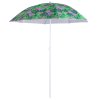 Parasol ogrodowy plazowy regulowany 150cm lamany liscie 150234