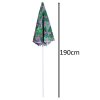 Parasol ogrodowy plazowy regulowany 150cm lamany liscie 150237