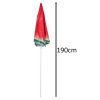 Parasol ogrodowy plazowy regulowany 150cm lamany arbuz 150228