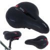 Siodelko rowerowe RALLEX sportowe wygodne pianka elastyczna lampka LED 167276