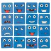 Gra edukacyjne wyzwania nauka emocji klocki drewniane 168501