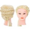 Glowa fryzjerska treningowa naturalne wlosy blond 101727(2)