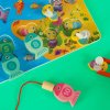 Gra drewniana rybki lowienie rybek na magnes pszczolki montessori 169961