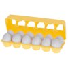 Puzzle klocki jajka 12 szt wytlaczanka Montessori ksztalty i kolory 90788(1)