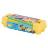 Puzzle klocki jajka 12 szt wytlaczanka Montessori ksztalty i kolory 90789(1)