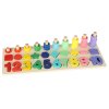 Liczydlo drewniane sorter cyfry montessori 3w1 13x36cm 148846