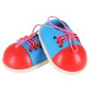 Buty drewniane do nauki sznurowania wiazania sznurowadel 2 sztuki 175927