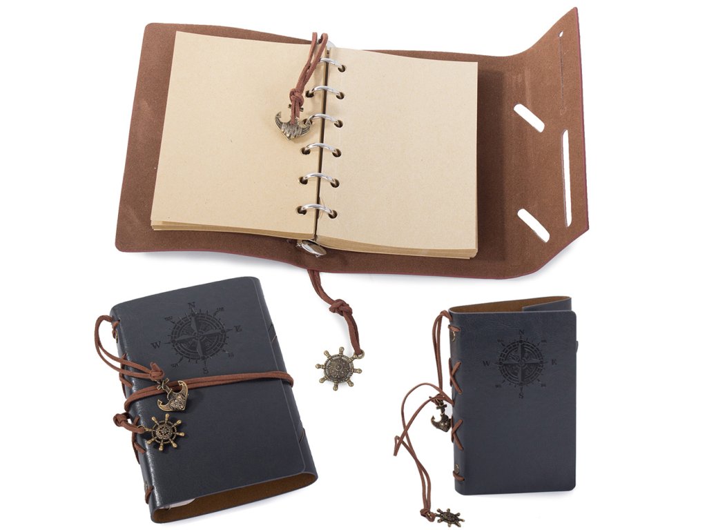 50801 3 retro vintage cestovatelsky zapisnik z ekologicke kuze