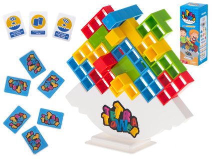 Arkádová vyvažovací hra - Tetris bloky