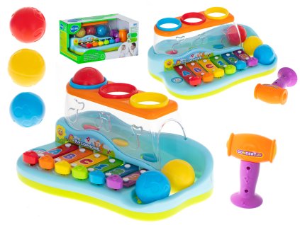 Interaktivní piano HOLA s cimbálem a písmenky