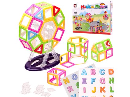 Magnetické stavebnice MAGICAL MAGNET MINI - 68 dílků pro děti 3+