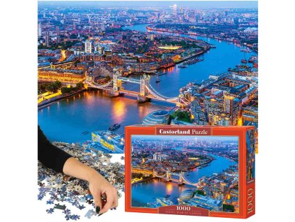 CASTORLAND Puzzle - Letecký pohled na Londýn 1000 ks