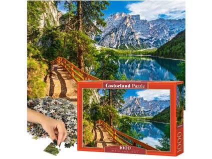 CASTORLAND Puzzle - Jezero Braies Itálie 1000 ks