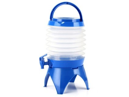 Skládací kanystr na vodu 3,5 l - modrý