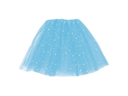 LED svítící sukně Princess- modrá