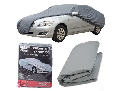 Odolná ochranná plachta na auto velikost L