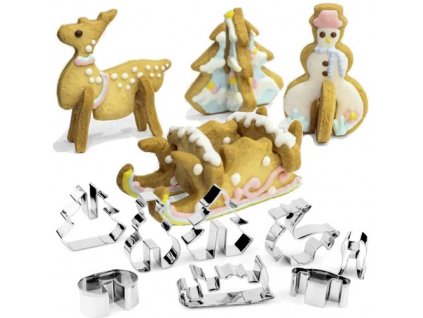 Vánoční vykrajovátka - 3D Christmas Ruhhy 22015