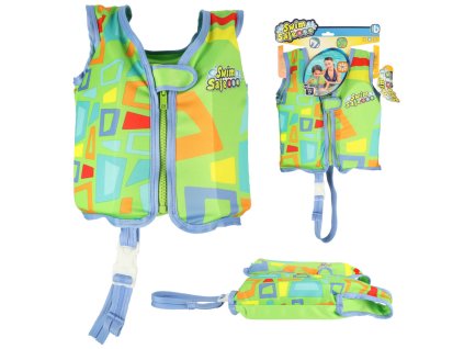 AQUASTAR Dětská plavecká vesta zelená