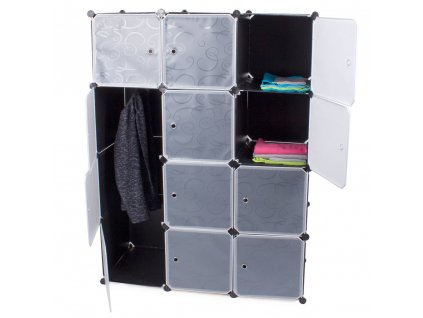 Štíhlá a praktická šatní skříň pro domácnost a kancelář