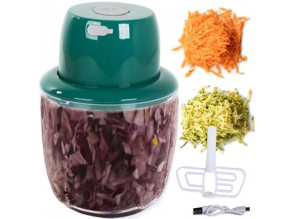 Elektrický sekáček na cibuli a česnek bez slz