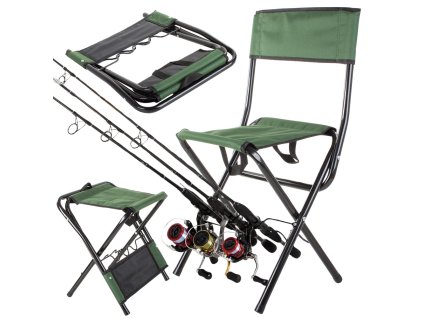 45527 komfortni rybarske kreslo s drzakem prutu