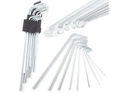 52899 sada 9 vysoce kvalitnich imbusovych klicu pro tezko dostupna mista