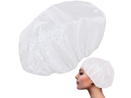 53715 silna elasticka koupaci cepice pro sauny a sprchy