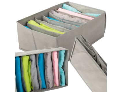 Organizér spodního prádla a podprsenek do šuplíku se 7 přihrádkami