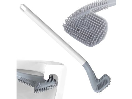 Moderní designová WC štětka pro rychlé a šetrné čištění