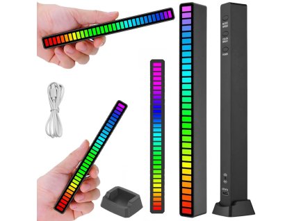 55359 rgb led neonovy pasek s 18 rezimy svetla
