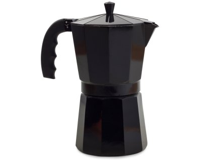 Stylový hliníkový kávovar na 600ml, 12 šálků kávy