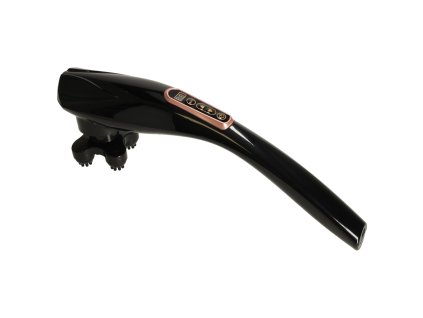 Vibrační masážní přístroj na záda a krk černý