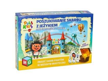 MULTIGRA Desková hra s ježkem a žebříky - Hledání pokladu 5+