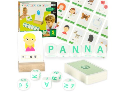 MULITGRA Montessori vzdělávací hra - Kostka po kostce 6+
