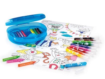 Pouzdro s pastelkami Colorpeps Jumbo art set