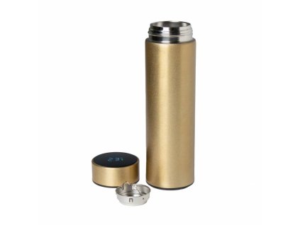 Nerezová termoska SMART LCD 500 ml zlatá