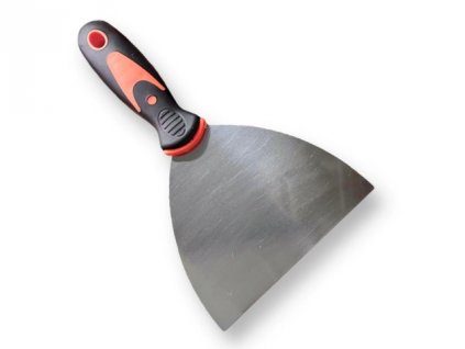 Špachtle nerezová s gumovou ergonomickou rukojetí 5"